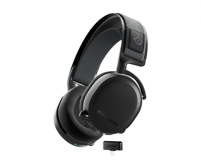 SteelSeries Arctis 7+ Trådløst Gaming Headset - Svart (Refurbished)