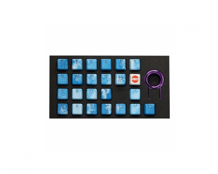 Tai-Hao 23-Key Rubber Double-shot Backlit Keycap Set - Seiryu