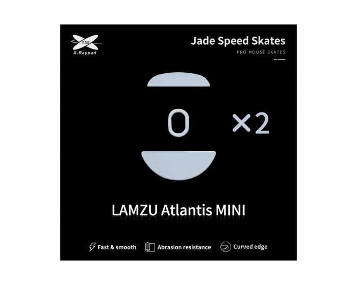 X-raypad Jade Mouse Skates til Lamzu Atlantis Mini