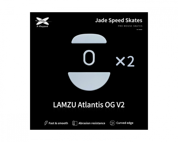 X-raypad Jade Mouse Skates til Lamzu Atlantis OG V2