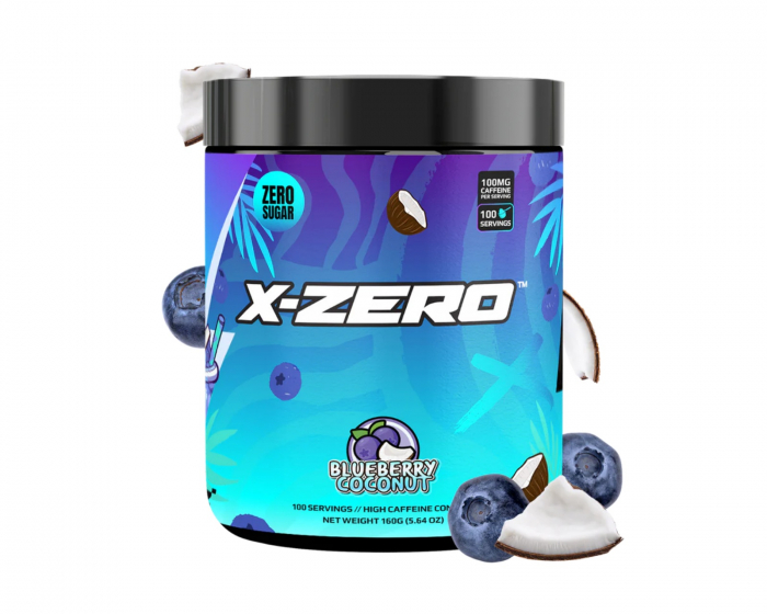 X-Gamer X-Zero Blueberry & Coconut - 100 Porsjoner