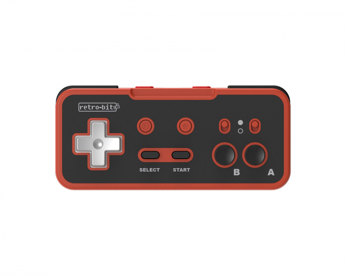 Retro-Bit Origin8 Wireless Controller, 2.4G Pad NS, Red & Black - Trådløs Kontroller