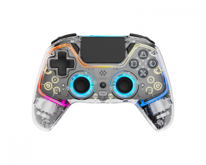 Deltaco Gaming Transparent Trådløs Kontroller (PS4/PC)