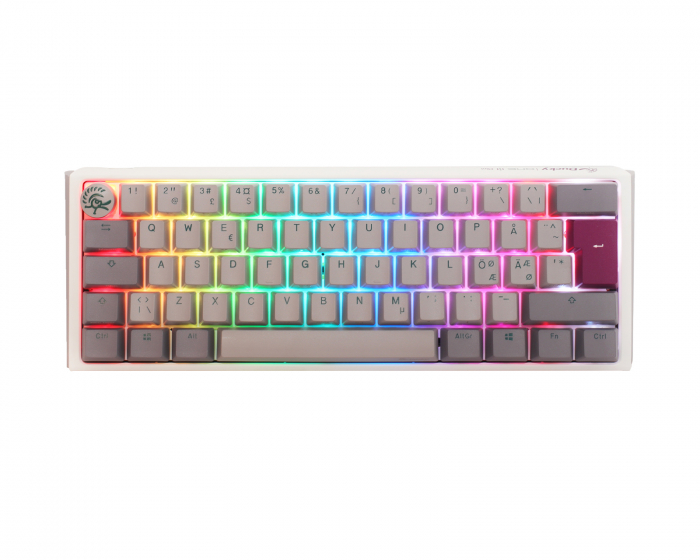 Ducky ONE 3 Mini Mist RGB Hotswap Tastatur [MX Silent Red]