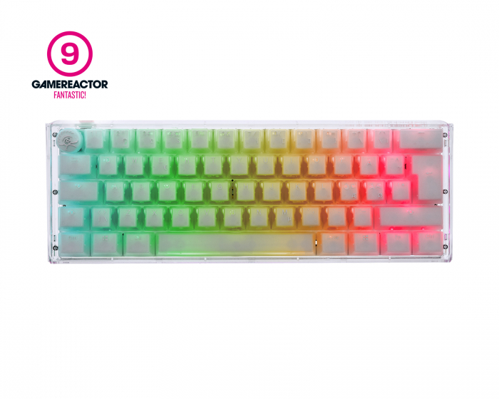 Ducky ONE 3 Mini Aura White RGB Hotswap Tastatur [Jellyfish Y]