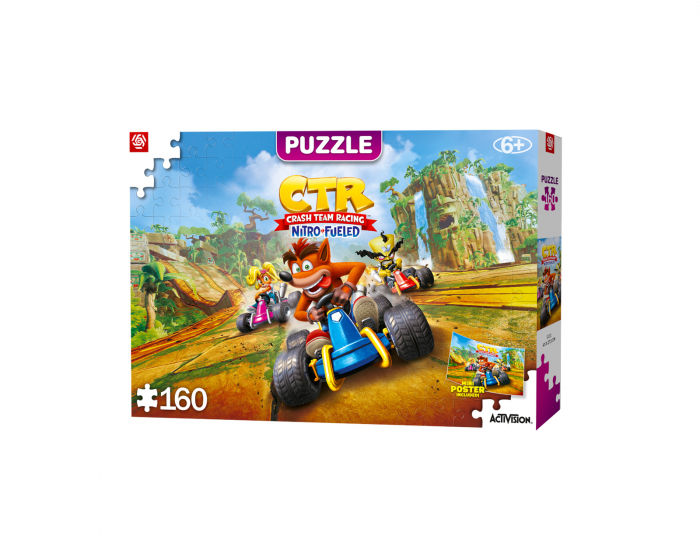 Good Loot Kids Puzzle - Crash Team Racing Nitro-Fueled Puslespill Barn 160 Brikker