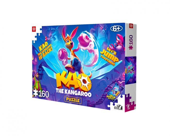 Good Loot Kids Puzzle - Kao The Kangaroo: Kao is Back Puslespill Barn 160 Brikker