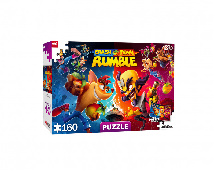 Good Loot Kids Puzzle - Crash Rumble Heroes Puslespill Barn 160 Brikker