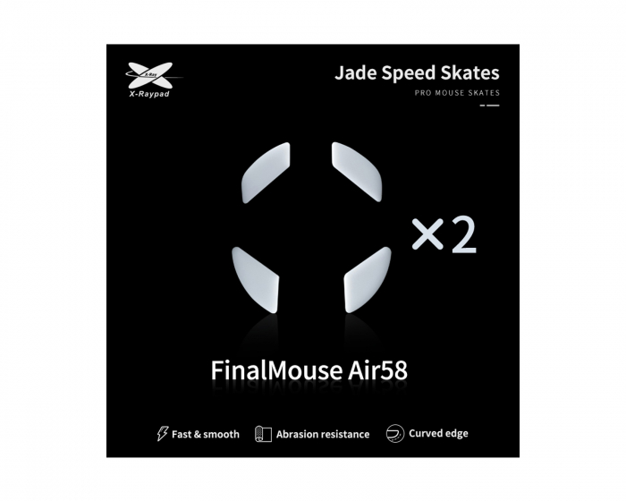 X-raypad Jade Mouse Skates til Finalmouse air58 Ninja