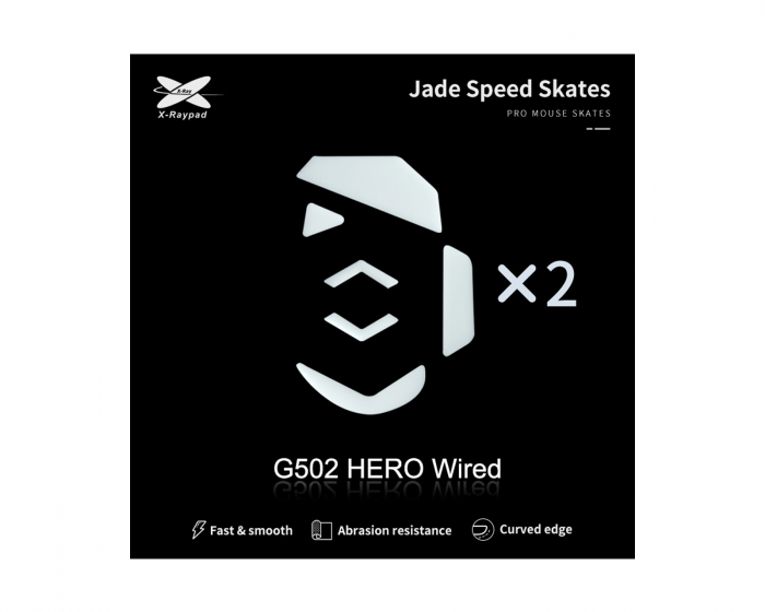 X-raypad Jade Mouse Skates til Logitech G502 Hero Wired