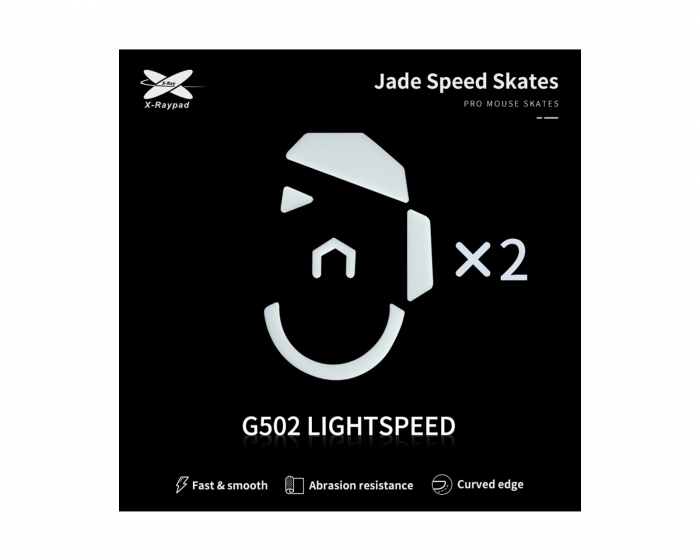 X-raypad Jade Mouse Skates til Logitech G502 Lightspeed
