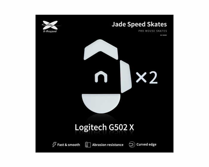 X-raypad Jade Mouse Skates til Logitech G502 X Wired