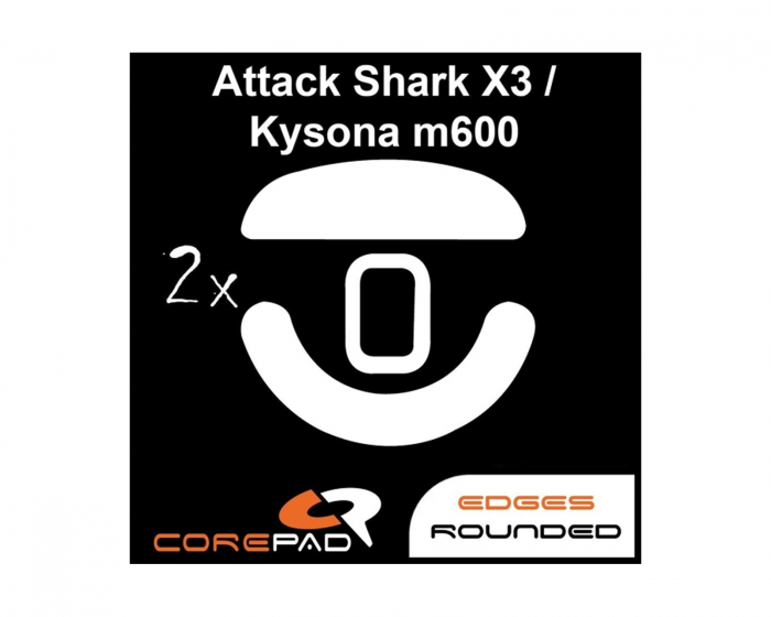 Corepad Skatez PRO til Attack Shark X3/Kysona M600