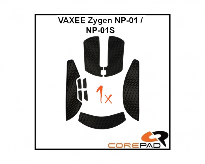 Corepad Soft Grips til Vaxee NP-01/NP-01s - Svart