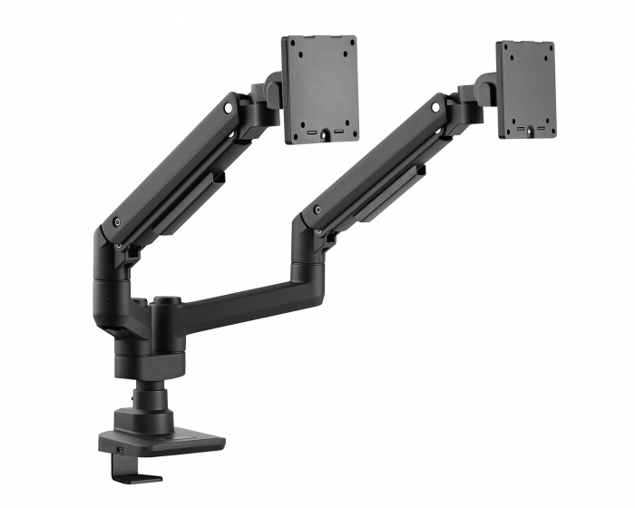 MaxMount Skjermstativ 20kg Heavy-Duty 17”-35 Svart med USB-porter - 2 Skjerm