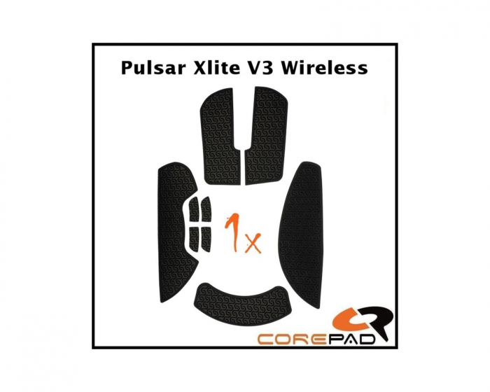 Corepad Soft Grips til Pulsar Xlite V3 Wireless - Svart