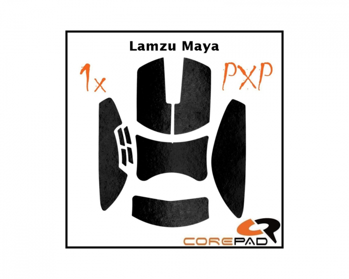 Corepad PXP Grips til Lamzu Maya - Hvit