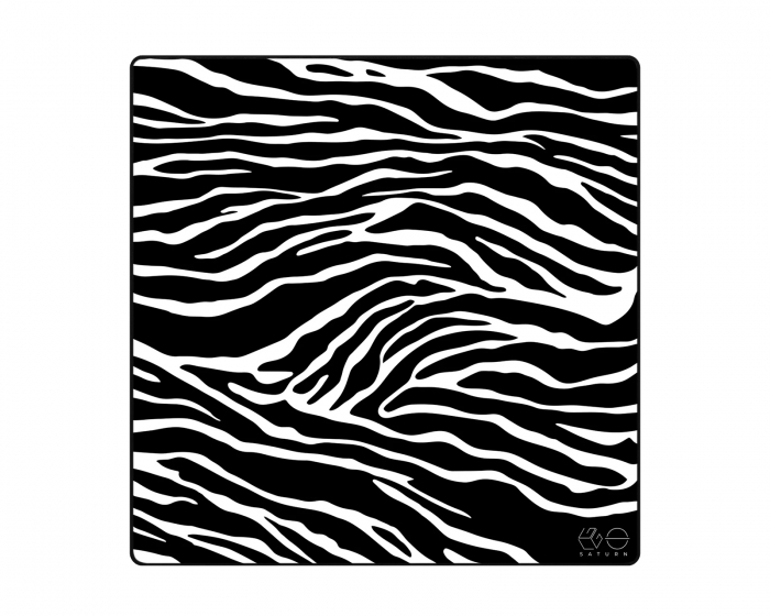 Lethal Gaming Gear Saturn Gaming Musematte - Boardzy Zebra - XL Square - Limited Edition