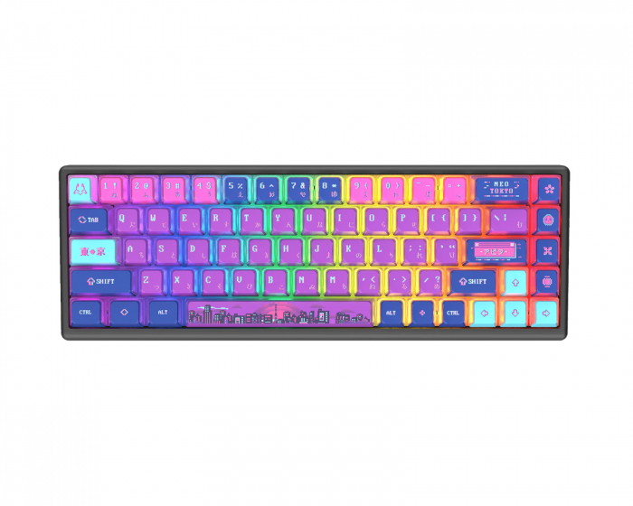 Arbiter Studio Polar 65 - Magnetisk Gaming Tastatur - Neo Tokyo [Hall Effect]