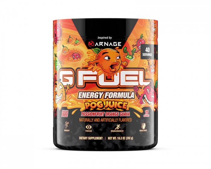 G FUEL Karnage Pog Juice - 40 Porsjoner