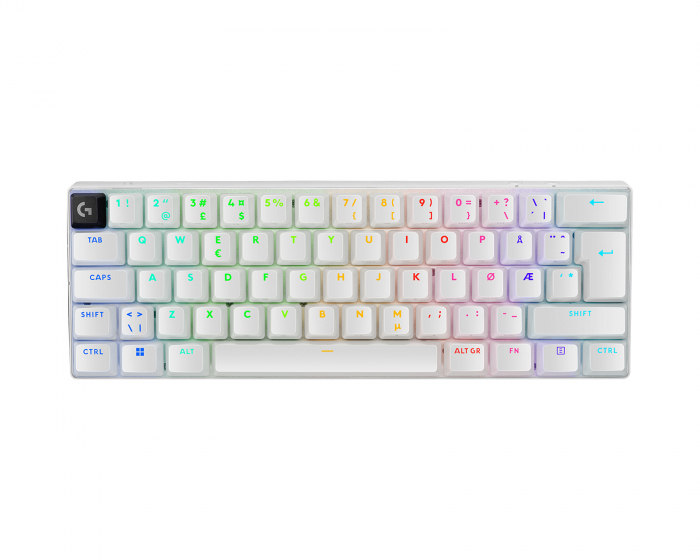Logitech G PRO X 60 Lightspeed Trådløst Gaming Tastatur [Tactile White] - Hvit