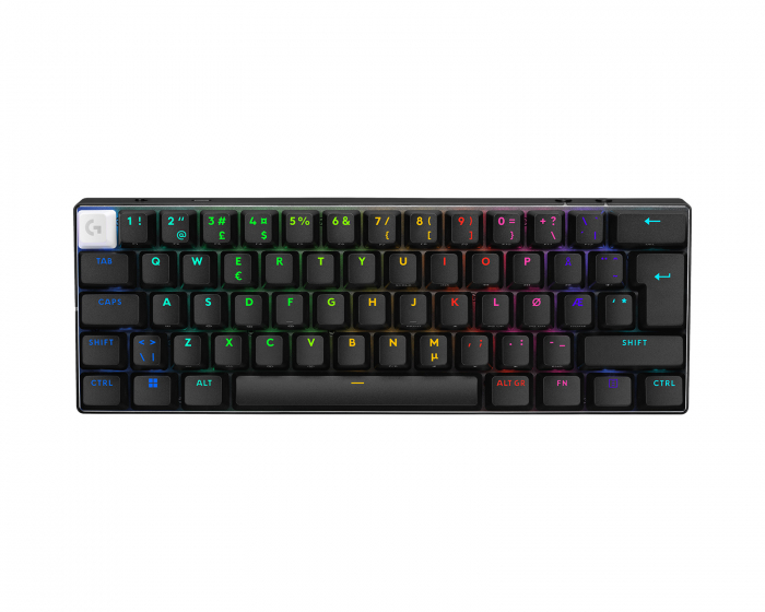Logitech G PRO X 60 Lightspeed Trådløst Gaming Tastatur [Linear Black] - Svart