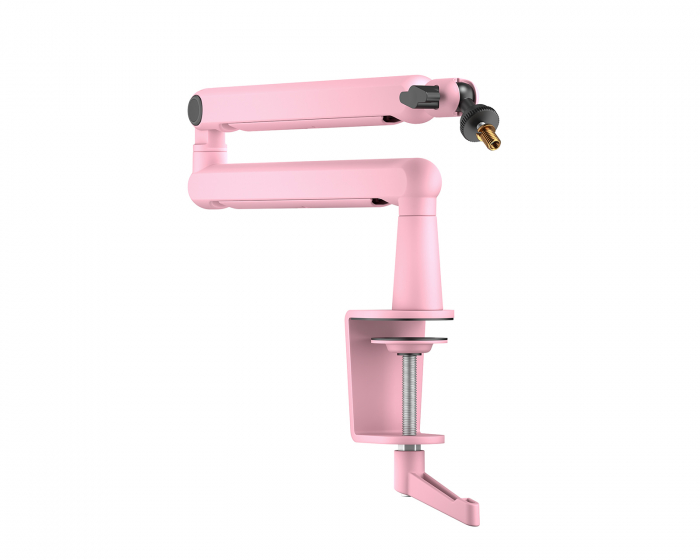 Fifine Low-Profile Boom Arm Stand - Rosa Mikrofonstativ