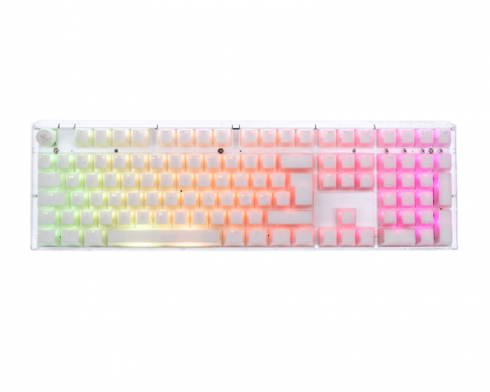 Ducky Aura Keycaps Set Nordisk Layout - Hvit