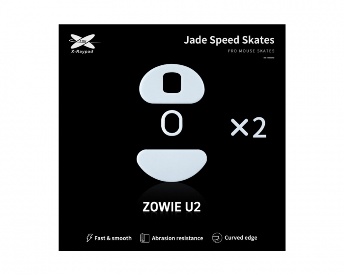 X-raypad Jade Mouse Skates til Zowie U2