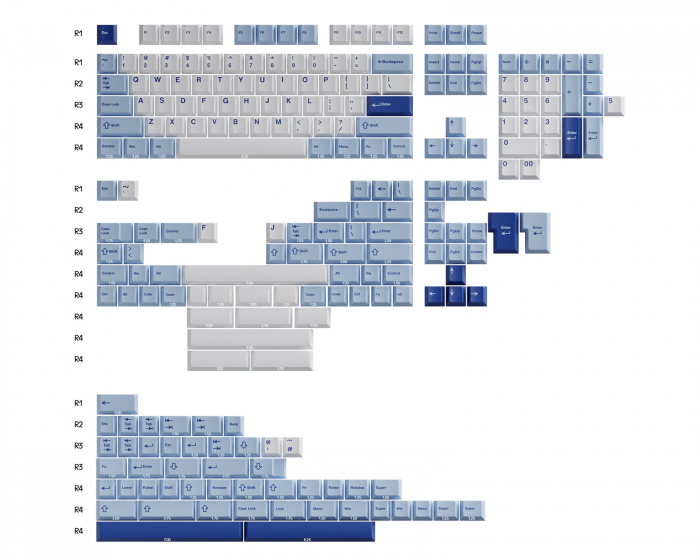 Wuque Studio WS PBT Blue Oasis