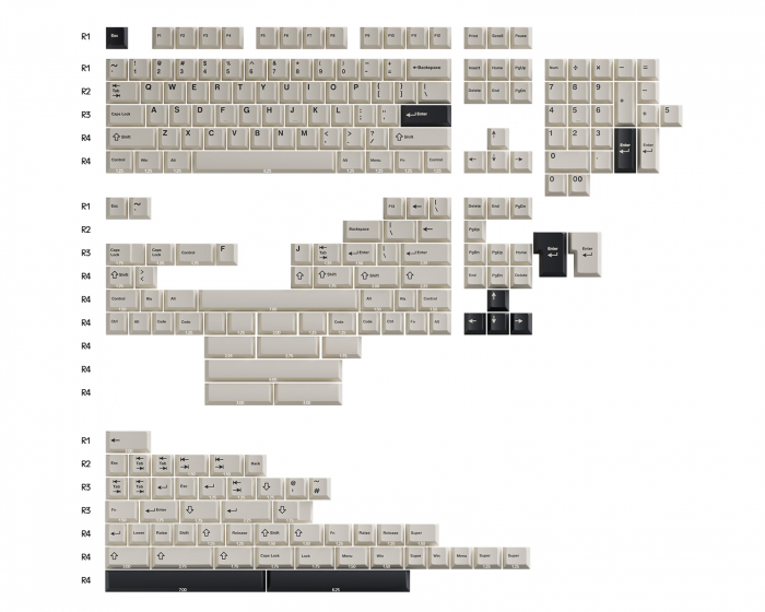 Wuque Studio WS PBT Creamy Charcoal