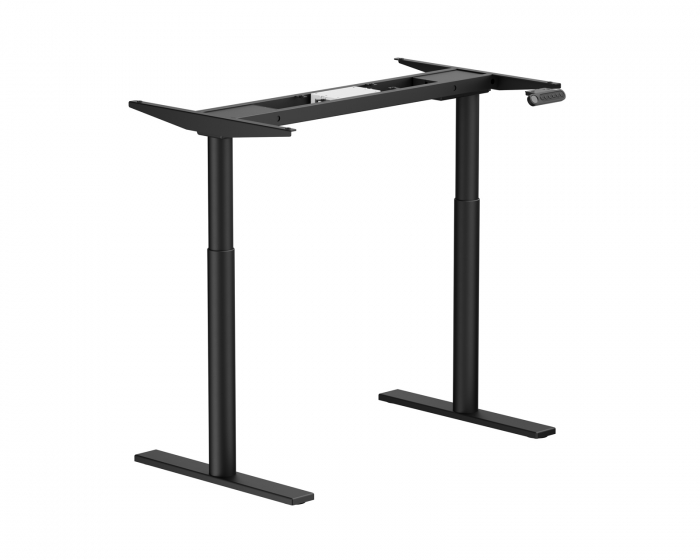 MaxMount Premium Desk Frame - Elektrisk Hev og Senkbart Understell - Svart