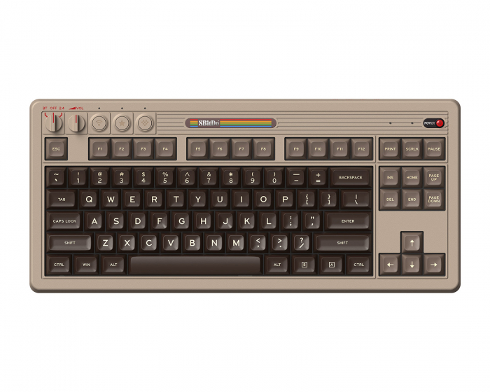 8Bitdo Retro Mechanical Keyboard - Trådlöst Tastatur ANSI - C64 Edition
