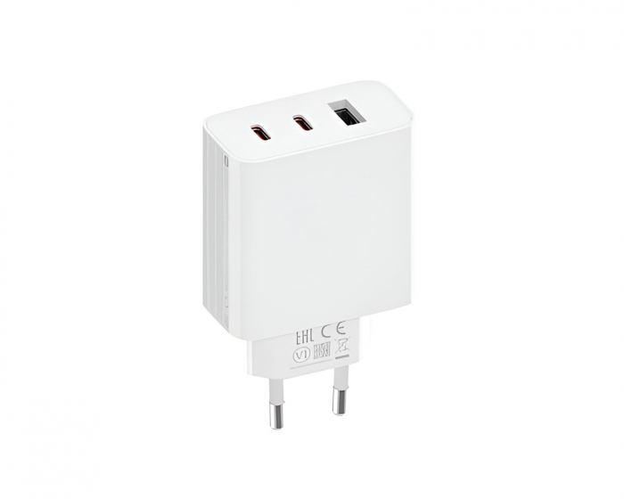 Xiaomi 67W GaN Lader 2C1A (2xUSB-A + USB-C) - Hvit