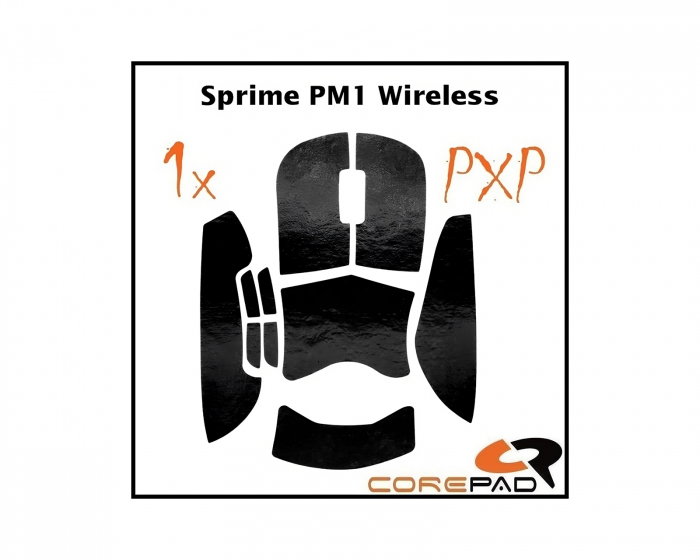Corepad PXP Grips til Sprime PM1 - Svart