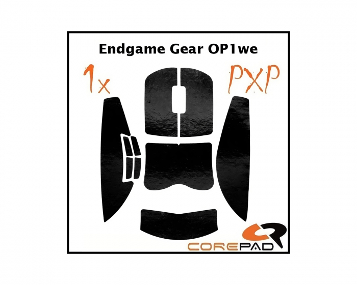 Corepad PXP Grips til Endgame Gear OP1/8K/RGB/OP1we - Svart