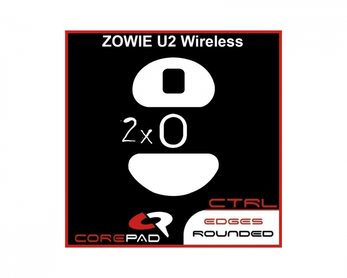 Corepad Skatez CTRL til Zowie U2 Wireless