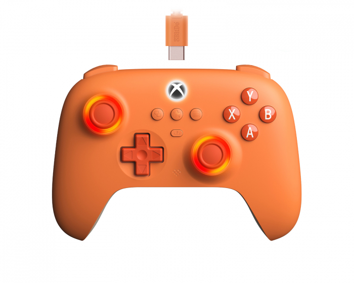 8Bitdo Ultimate C Wired Controller Xbox Hall Effect Edition - Oransje