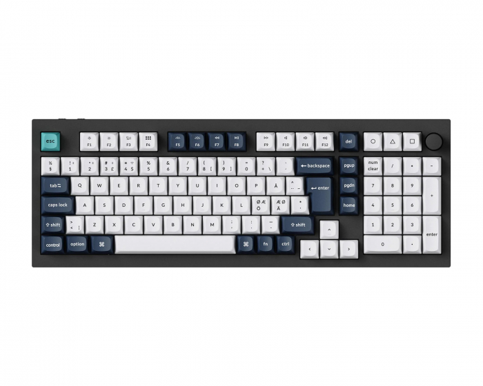 Keychron Q5 Max QMK Trådløst Mekanisk Tastatur [Gateron Jupiter Banana] - ISO