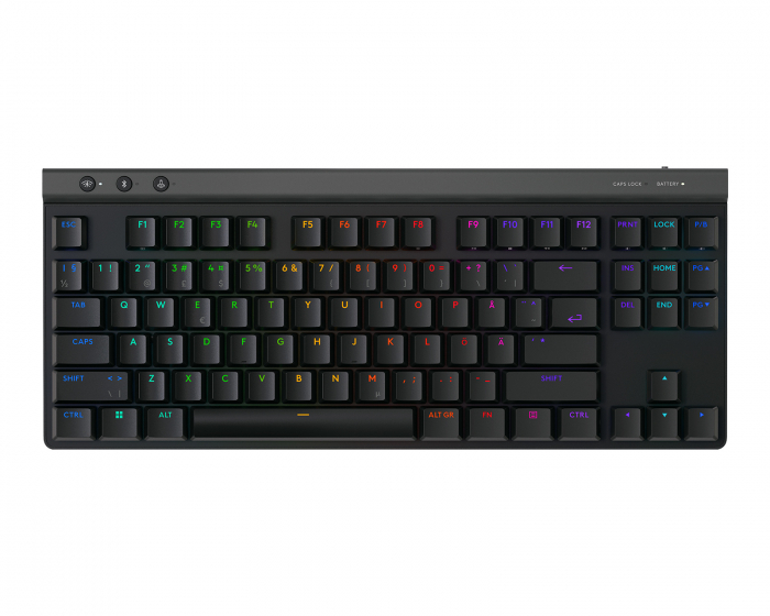 Logitech G515 TKL Lightspeed Trådløst Gaming Tastatur [Linear] - Svart