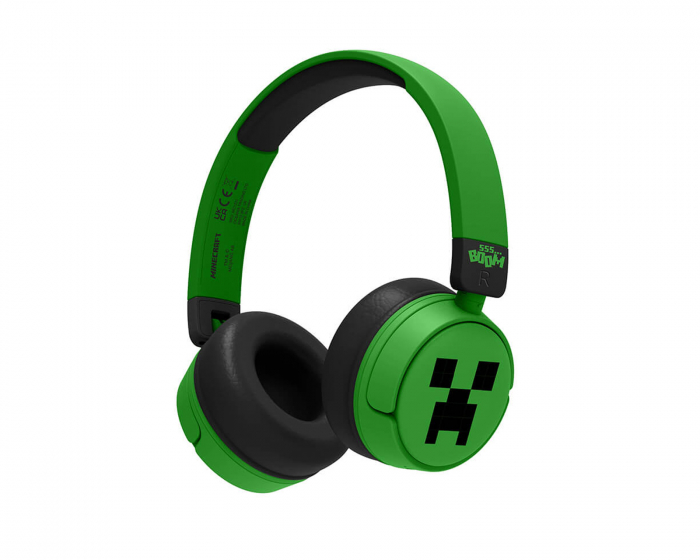 OTL Technologies Minecraft Junior Bluetooth On-Ear Trådløse Hodetelefoner