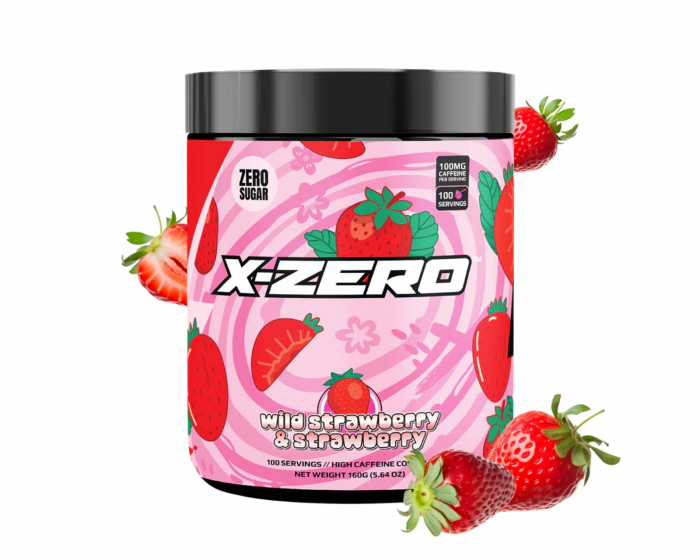 X-Gamer X-Zero Wild Strawberry & Strawberry - 100 Porsjoner