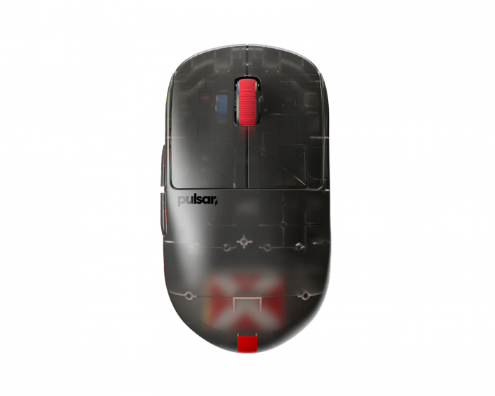 Pulsar X2-H High Hump Trådløs Spillmus - Mini - Clear Black - Limited Edition