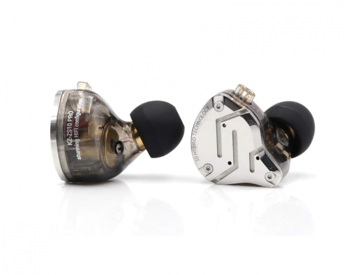 KZ ZS10 Pro IEM Hodetelefoner med 3.5mm Mikrofon - Svart