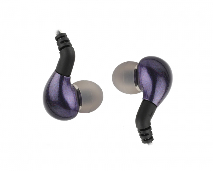 Blon BL03 IEM Hodetelefoner med 3.5mm Mikrofon - Lilla