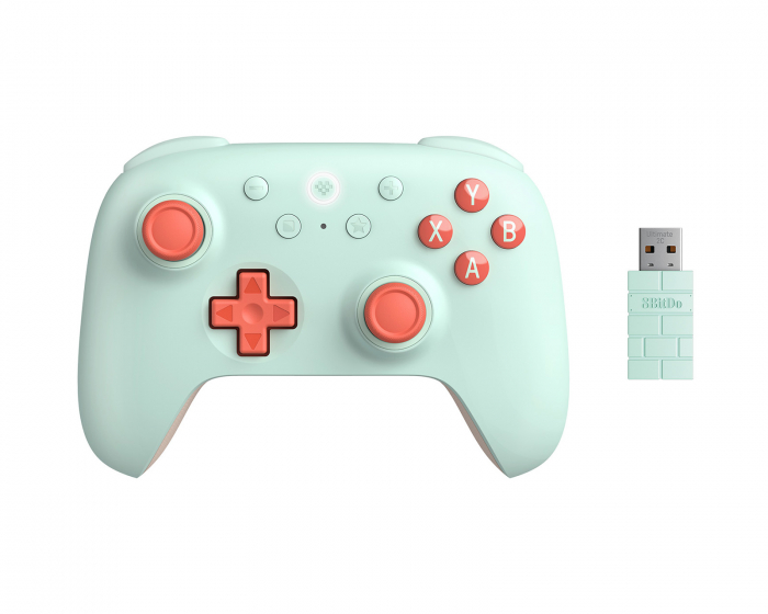 8Bitdo Ultimate 2C 2.4G Trådløs Kontroller Hall Effect -  Mint