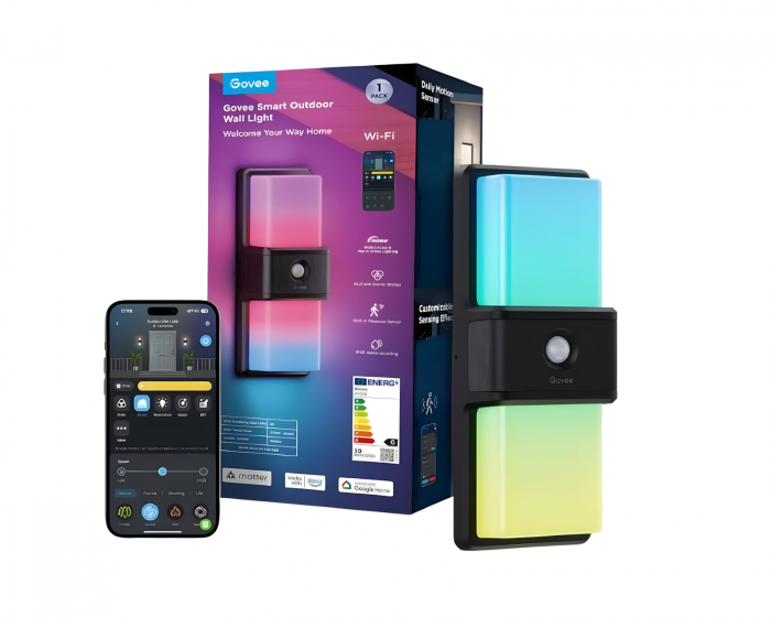 Govee Smart Outdoor Vegglampe