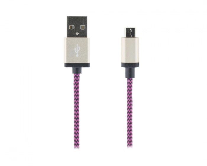 STREETZ USB-A til USB Micro-B - 1m - Lilla