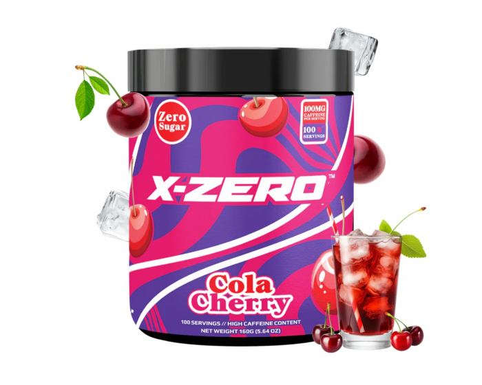X-Gamer X-Zero Cola Cherry - 100 Porsjoner