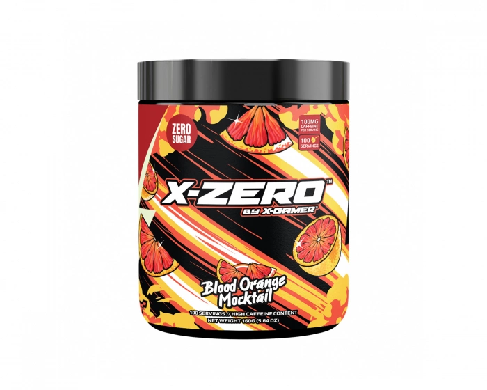 X-Gamer X-Zero Blood Orange Mocktail - 100 Porsjoner